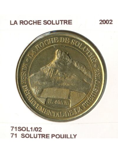 71 SOLUTRE POUILLY LA ROCHE SOLUTRE 2002 SUP-
