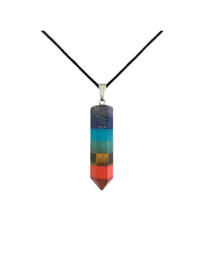 Pendentif Pointe 7 Chakras