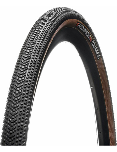 PNEU GRAVEL 700X40 TS HUTCHINSON TOUAREG TUBELESS READY HARDSKIN NOIR / MARRON TAN (40-622)