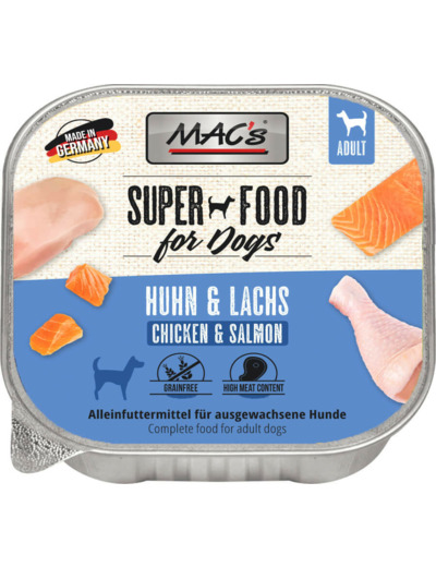 MAC'S Chien, Saumon & Poulet - 150G