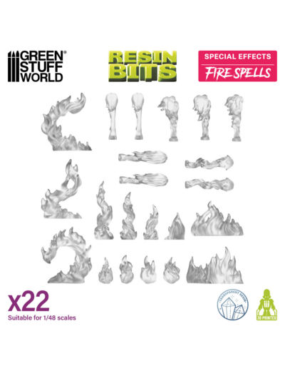 Resin Bits - Sorts de feu
