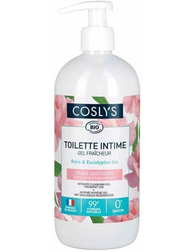 Gel intime usage quotidien 500ml Coslys - Douceur intime