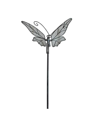 Tuteur mobile jardin Papillon fer 38x31x150cm