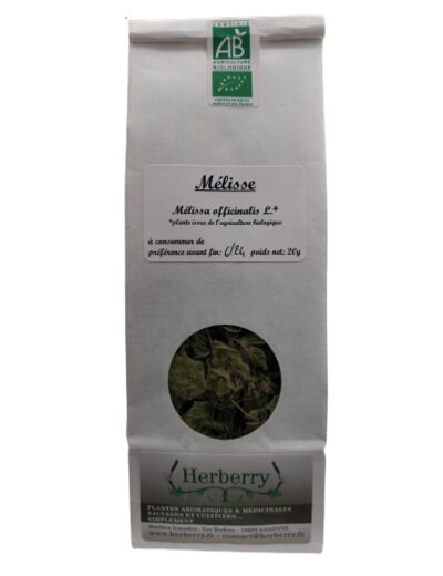 Mélisse feuilles pour infusion-20g-Herberry