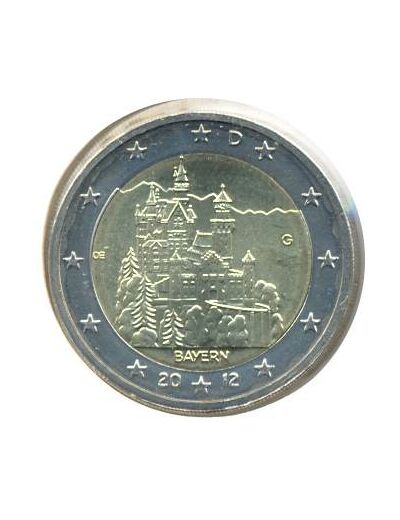 ALLEMAGNE 2012 G 2 EURO COMMEMORATIVE BAYERN SUP