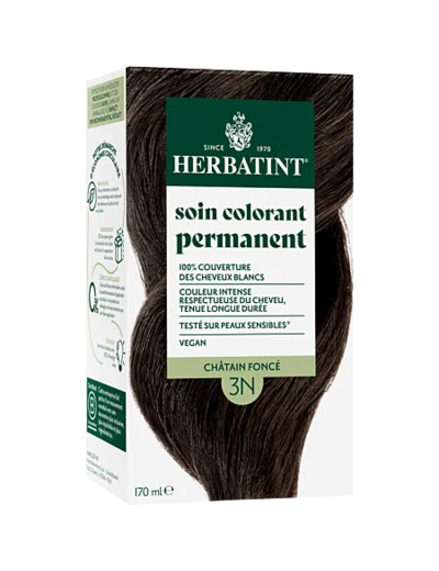 Coloration chatain foncé-3N-170 ml-Herbatint