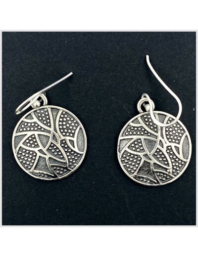 Boucles d'oreilles en Argent Massif