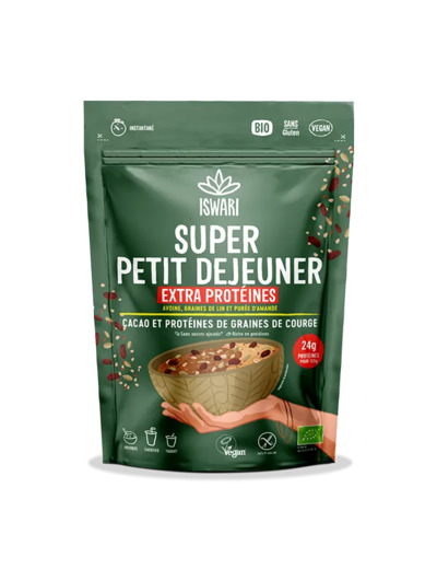 Super petit déjeuner Extra protéinés-360g-Iswari