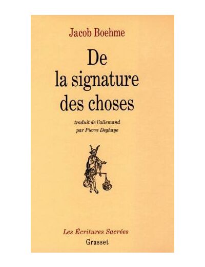 De la signature des choses