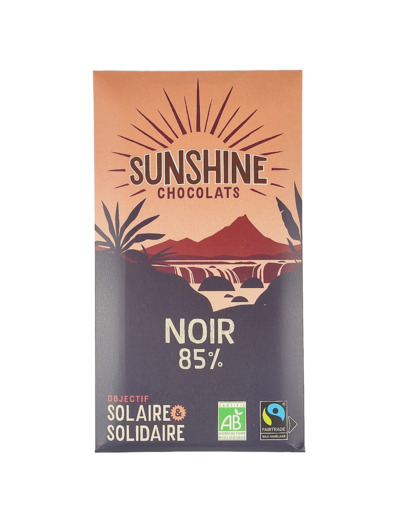 Tablette de Chocolat Noir 85% 100g Bio