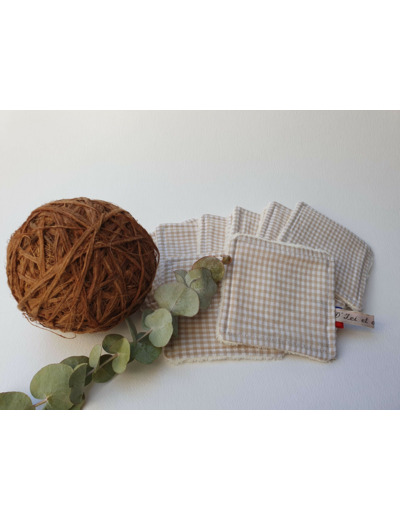 Lingettes de toilette Vichy Beige