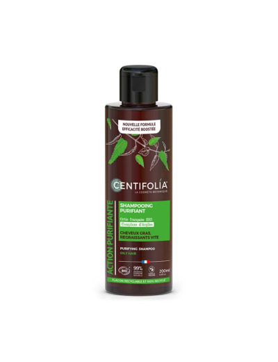 Shampoing cheveux gras ortie et argile verte 200ml