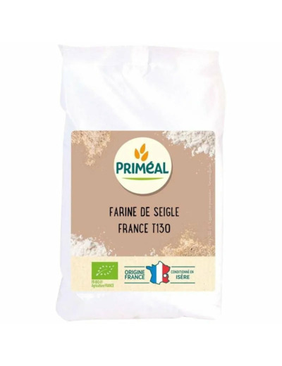 Farine de Seigle Bio T130-500g-Priméal