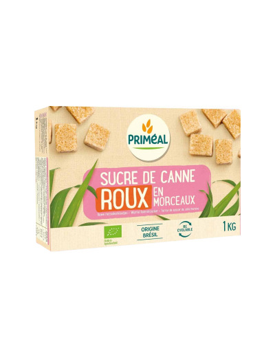 Sucre de canne roux en morceaux 1kg