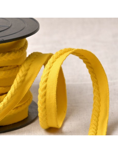 549C52 SIMPLE PASSEPOIL CHEVRON 6MM ML COL 52 jaune