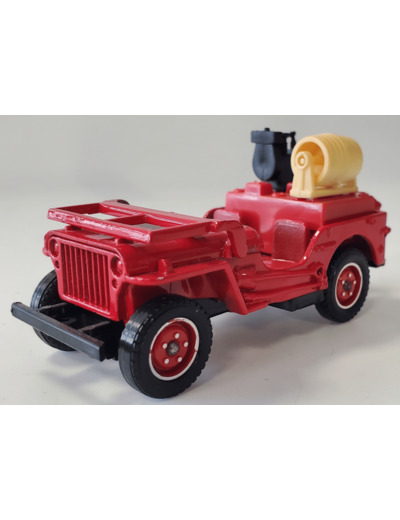 JEEP WILLYS S.D.I DU VAR COGOLIN POMPIERS SOLIDO 1/43 AVEC BOITE