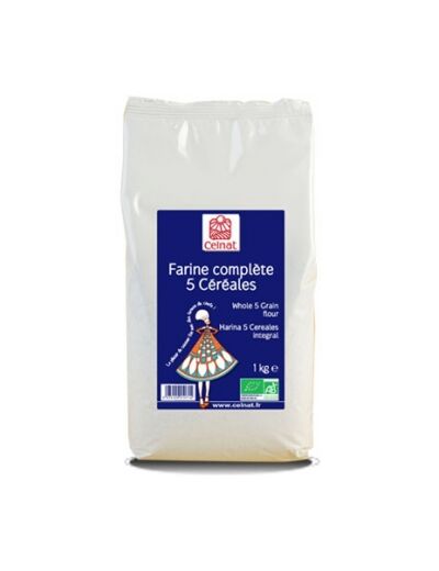 Farine complète 5 Céréales 1kg