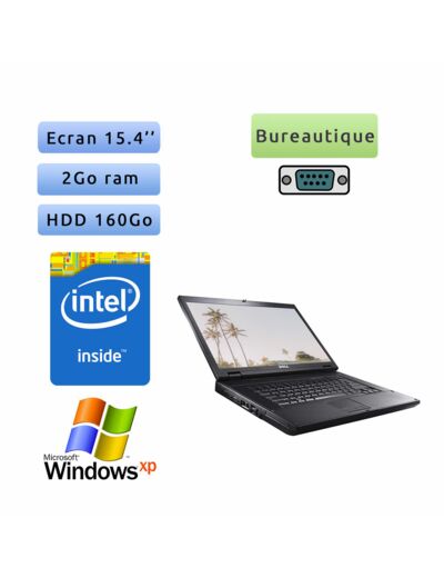 Dell Latitude E5500 - Windows XP - C2D 2Go 160Go - 15.4 - Port Serie - Ordinateur Portable PC