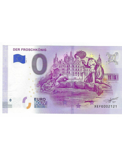 ALLEMAGNE 2019-1 DER FROSCHKONIG BILLET SOUVENIR 0 EURO TOURISTIQUE  NEUF