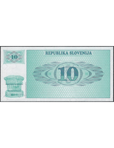 SLOVENIE 10 TOLARJEV 1990 Série BK NEUF (W4a)