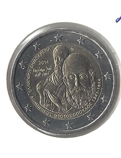 GRECE 2014 2 EURO COMMEMORATIVE EL GRECO SUP