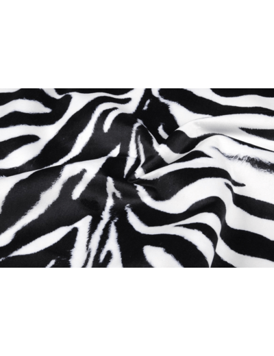 velours Zèbre laize 145cm 75000 tours martindale