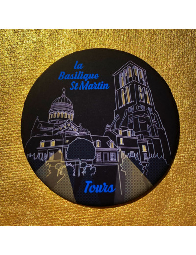 Magnet la Basilique St Martin de Tours en version nocturne