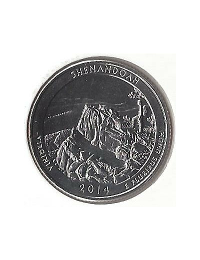 AMERIQUE (U.S.A) 1/4 DOLLAR 2014 S SHENANDOAH SUP-