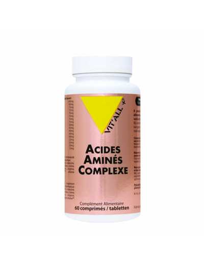 Acides aminés complexe-60 comprimés-Vit'all+