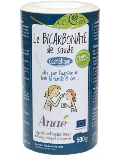 Bicarbonate de soude cosmetique 500g Anae