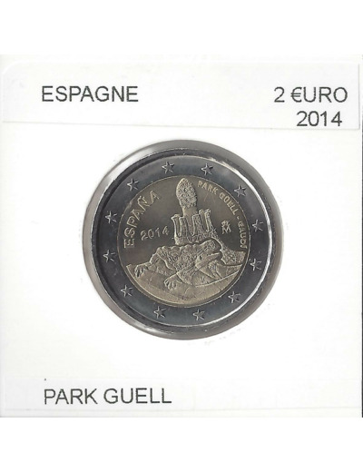 ESPAGNE 2014 2 EURO COMMEMORATIVE PARC GUELL GAUDI