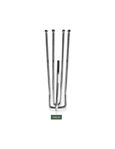 Agrafes 4 branches tête Flamande avec tête à 30mm 100 pièces 108120