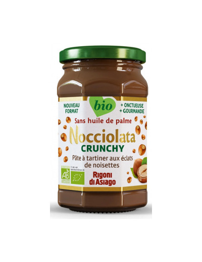 Nocciolata Crunchy Pâte à tartiner Bio 250g