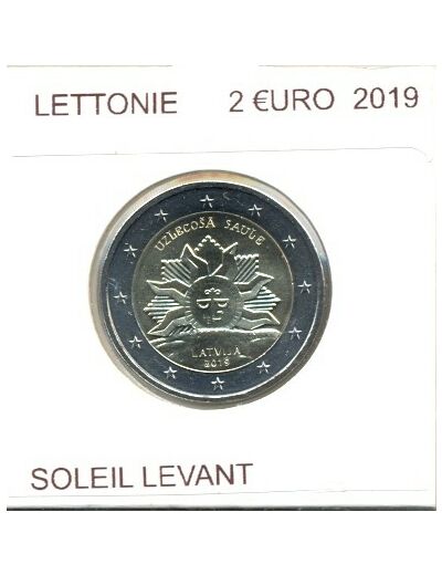 LETTONIE 2019 2 EURO SOLEIL LEVANT SUP-
