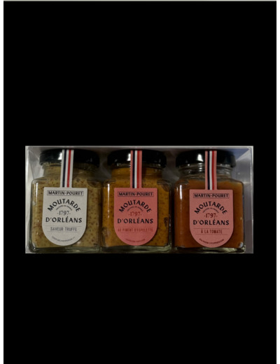 Coffret Prestige 3 Moutardes