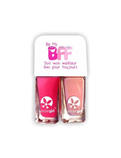 Duo vernis Sweeties (Hot Pink et Soft Pink Glitter) 2x5ml