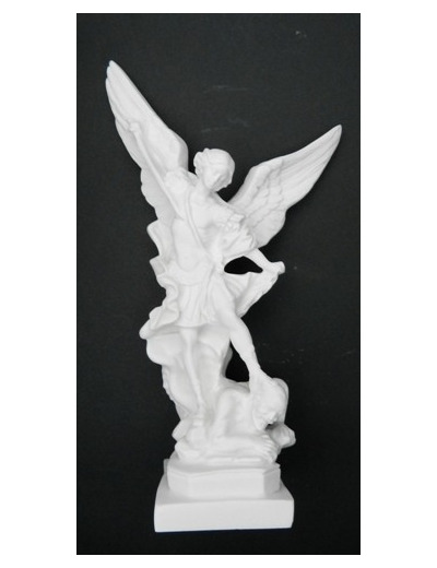 St Michel résine 20 cm- BLANC