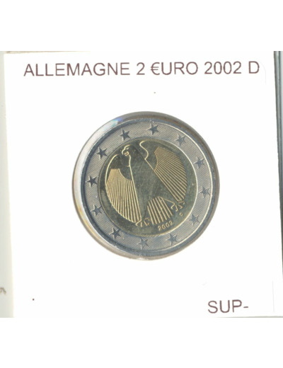 Allemagne 2002 D 2 EURO SUP-