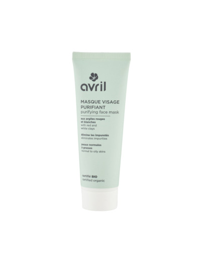 Masque visage purifiant peaux normales à grasses 50ml