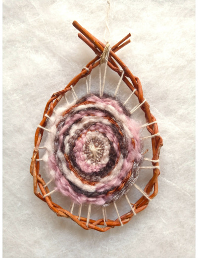 suspension décorative en saule