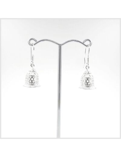 Boucles d'oreilles en argent massif