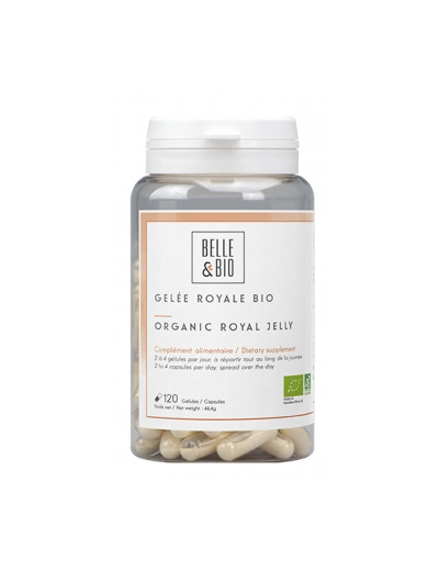 Gelée royale lyophilisée bio 120 gélules