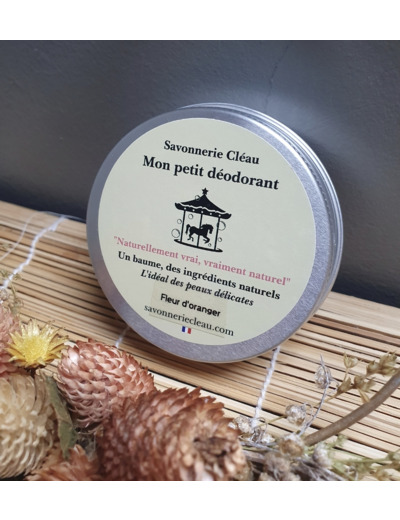 Déodorant solide Fleur d'oranger