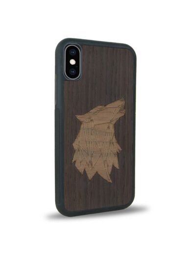 Coque iPhone XS - Le Loup