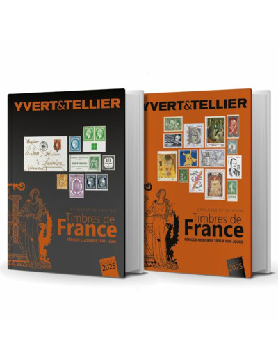 YVERT ET TELLIER TOME 1 2025 DES TIMBRES DE FRANCE