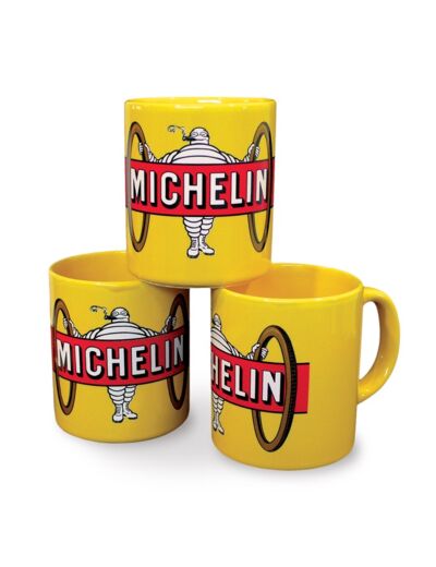 Mug céramique Michelin - Bibendum Pneu Vélo - 330 ml - Email Réplica.