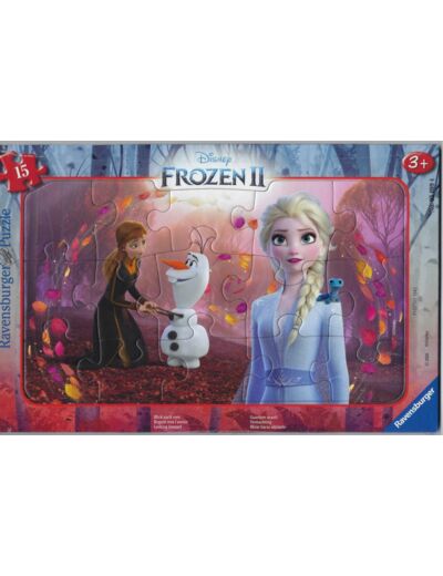 PUZZLE 15 PIECES FROZEN II REGARD VERS L'AVENIR de chez RAVENSBURGER NEUF