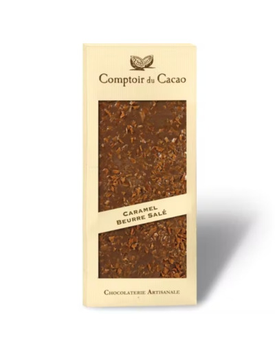 Tablette Chocolat lait - caramel beurre salé - 90gr