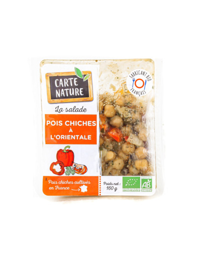 Salade de Pois Chiches aux Légumes Bio 160g