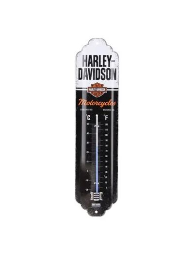 Thermomètre métal - Harley Davidson Motocycle.
